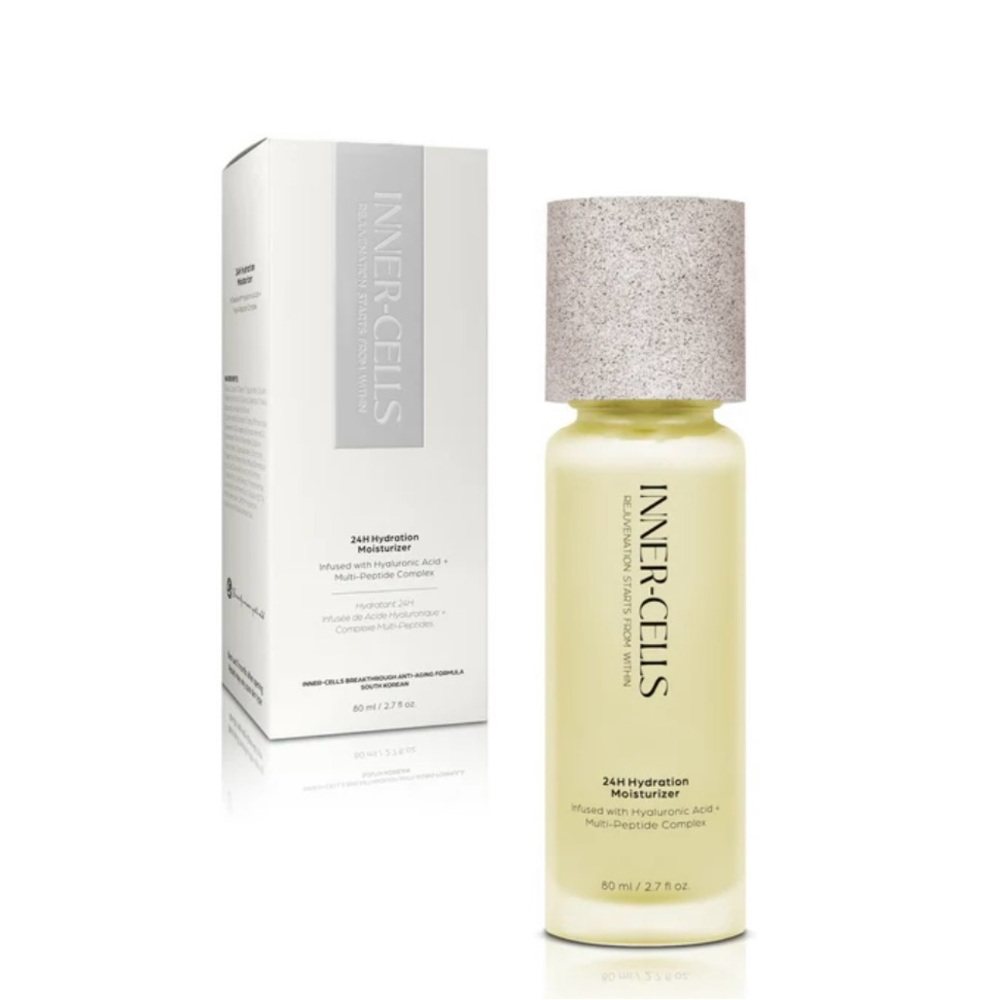 Inner-Cells 24H Hydration Moisturizer with Cream and Silver Cap